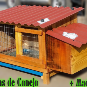 Casita + Madriguera 2 o 3 Mascotas