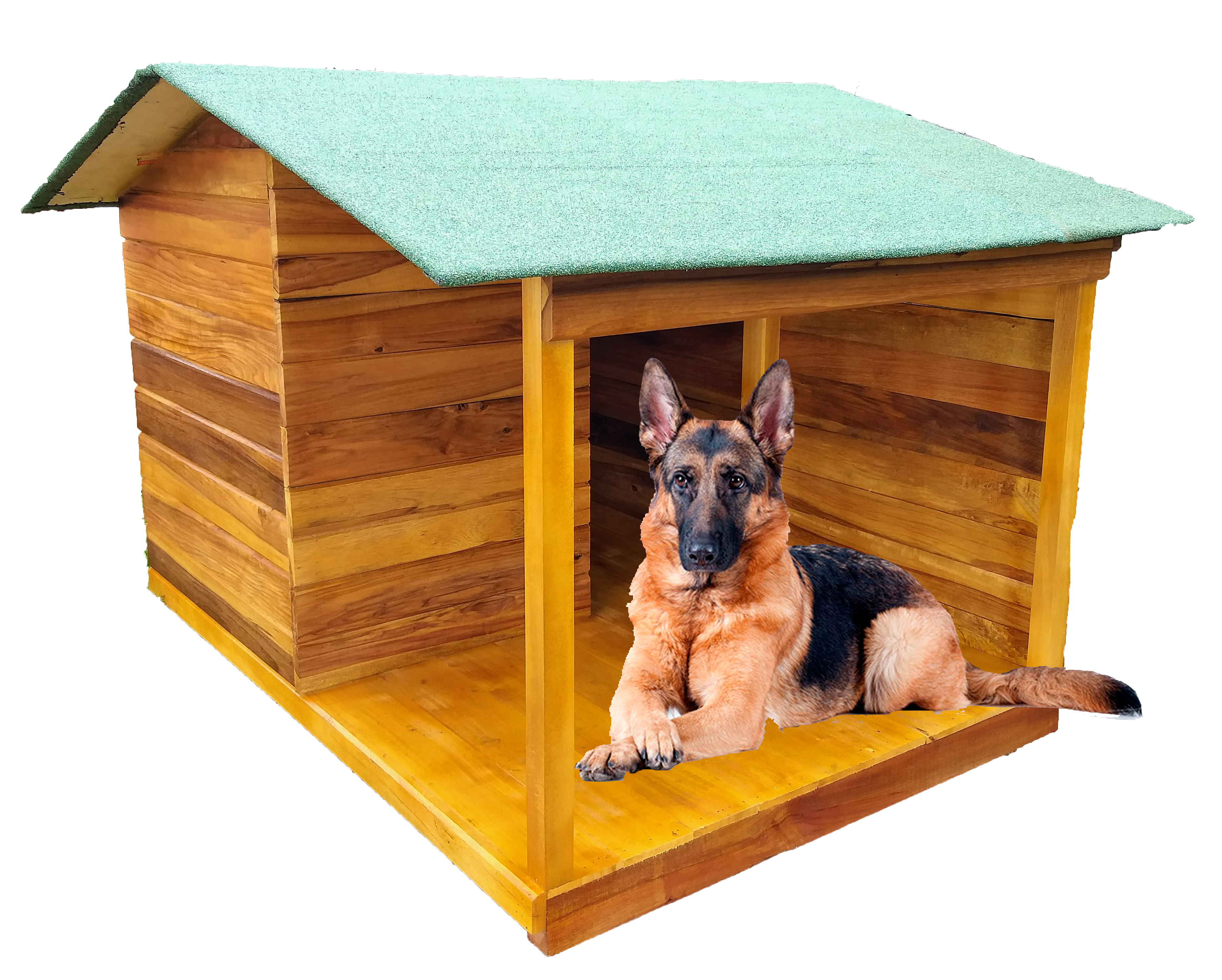 Casa Extra Grande con Balcón (PASTOR ALEMÁN - HUSKY SIBERIANO)