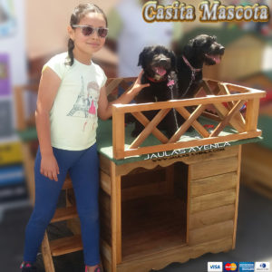 Casita Mascota Alta Calidad Terraza Gradas